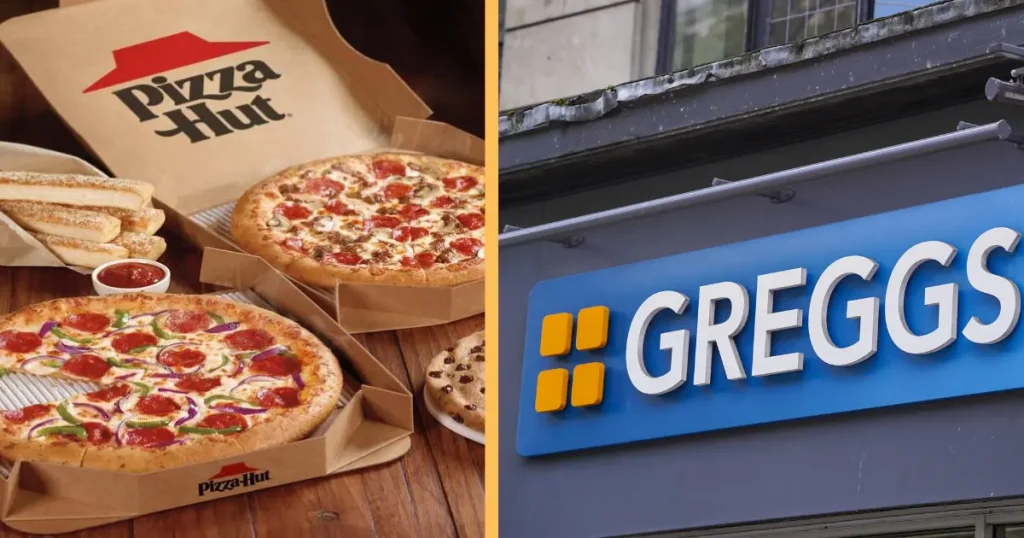 greggs vs pizza hut