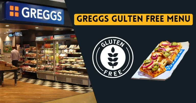 Greggs Gluten Free Menu