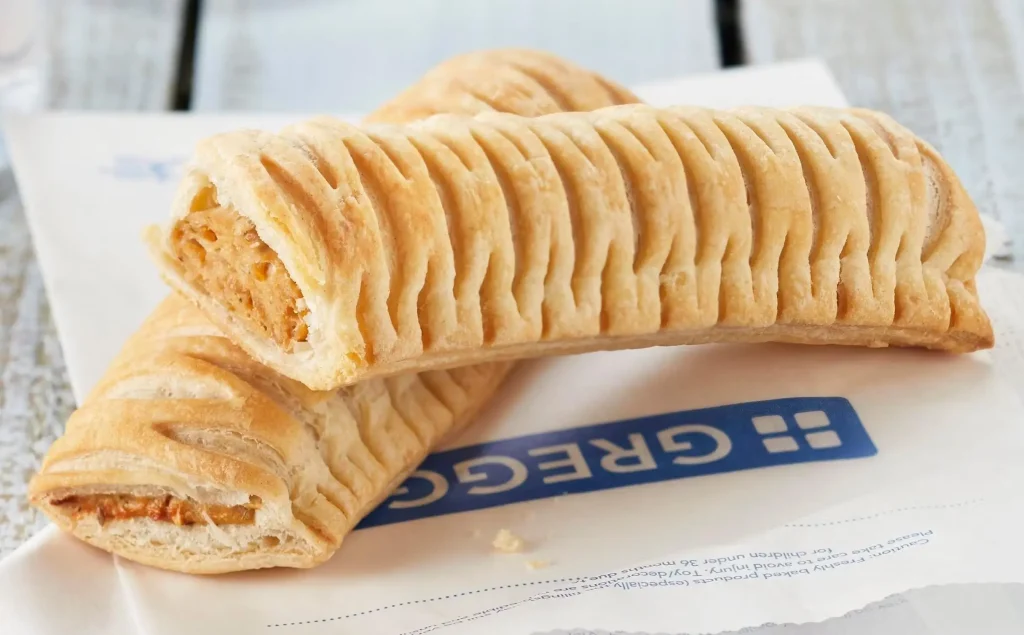 Greggs Vegetarian Menu